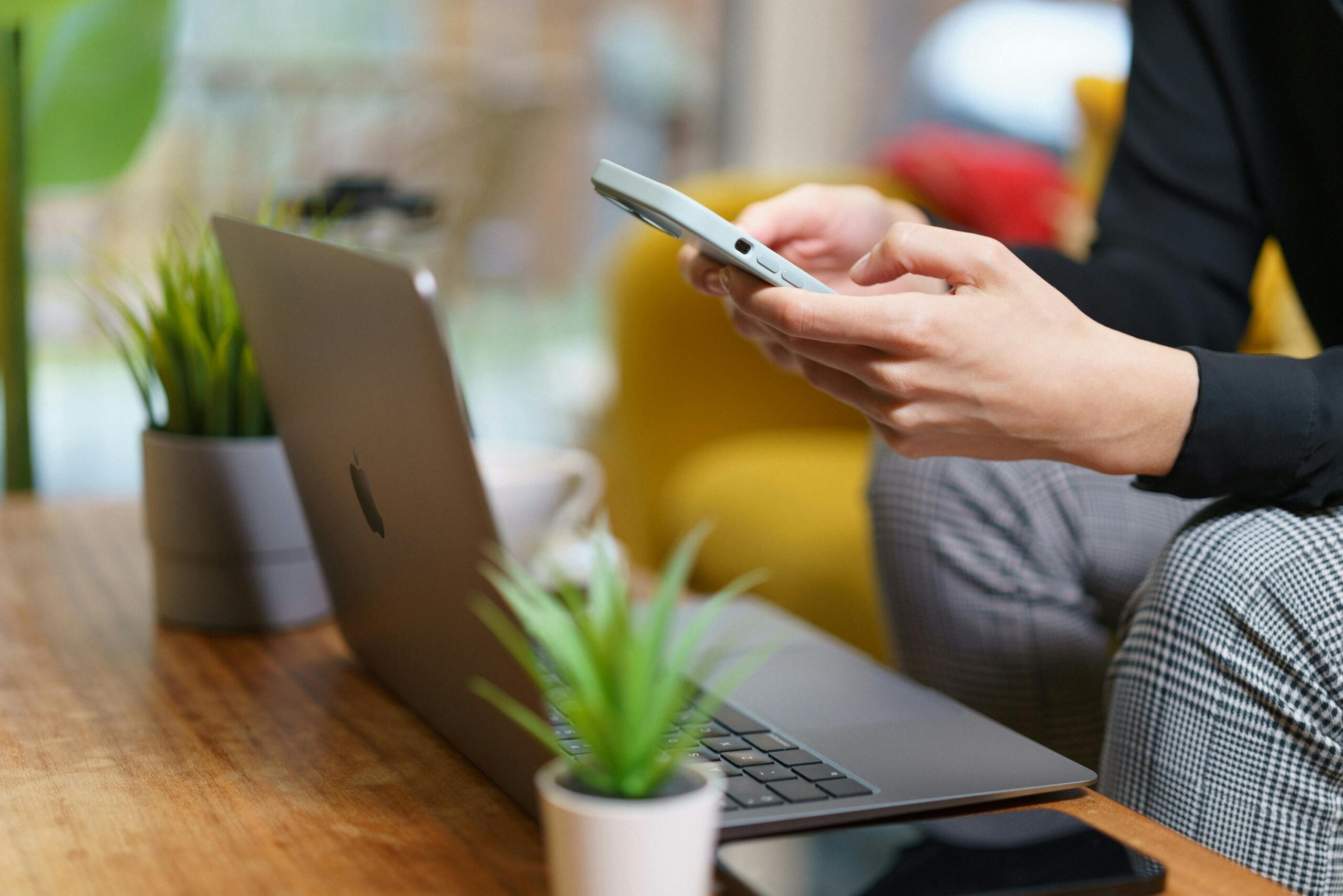 person researching how to find the right therapist calm environment