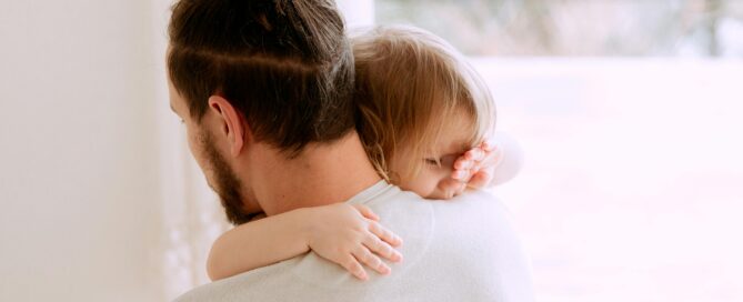 parent supporting child with big emotions through calm connection