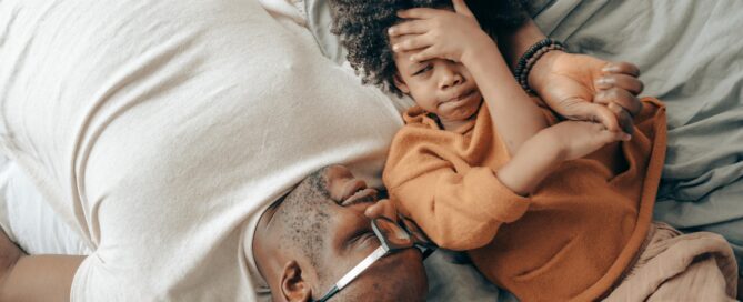 child experiencing behavior changes at start of summer