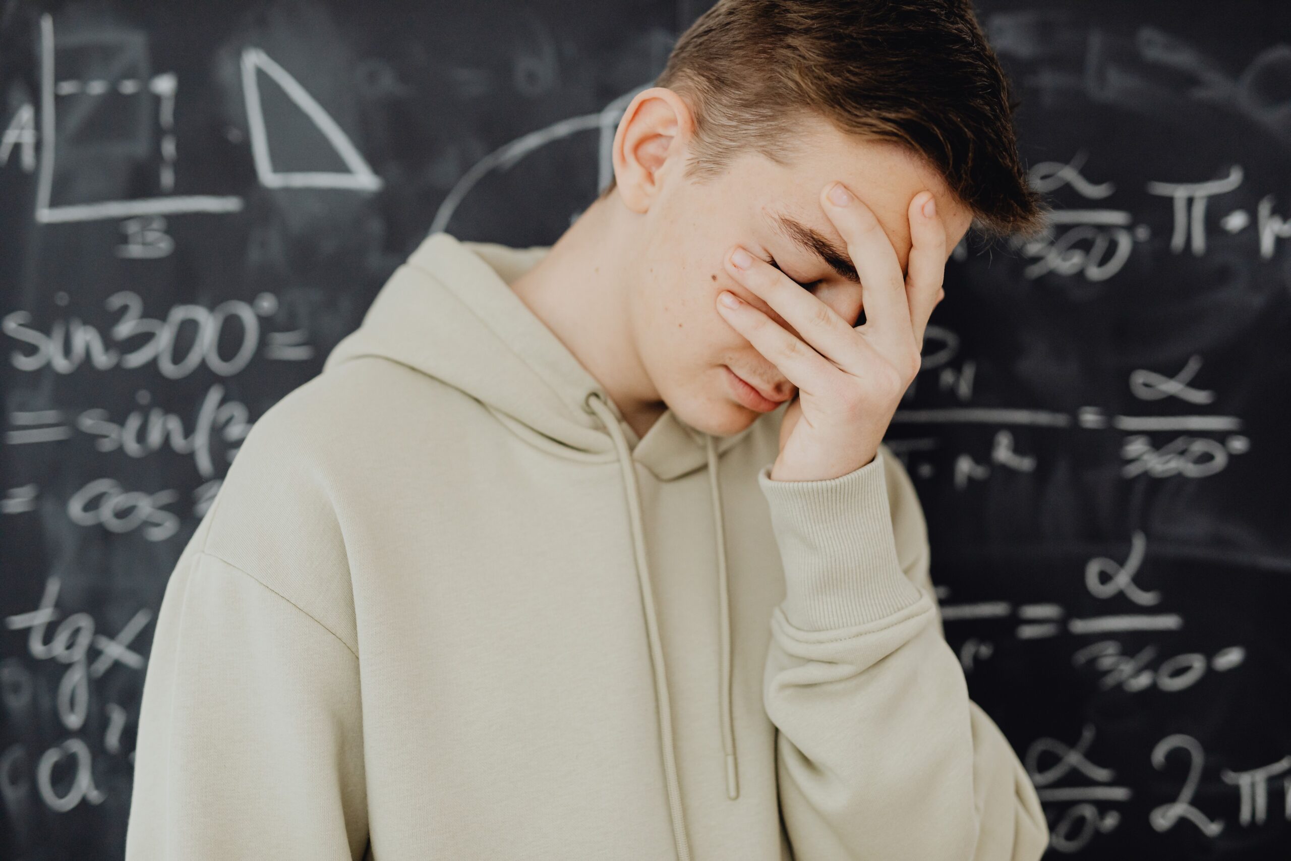 ADHD Brain Teen struggling with ADHD